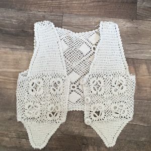 Vintage crotchet vest